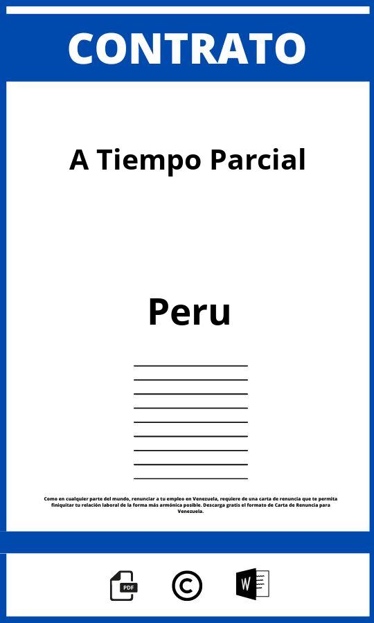 Contrato A Tiempo Parcial