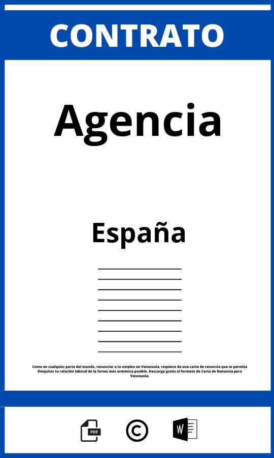 Contrato De Agencia