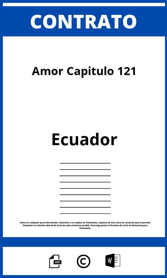 Contrato De Amor Capitulo 121