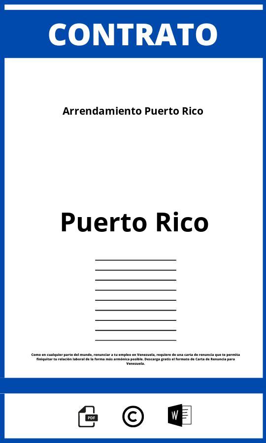 Contrato De Arrendamiento Puerto Rico Puerto Rico 2023 5013