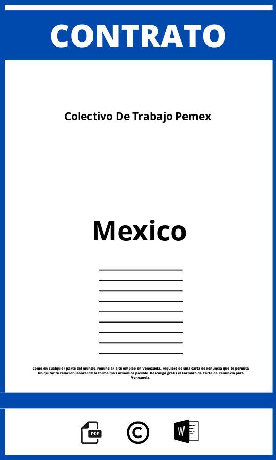 Contrato Colectivo De Trabajo Pemex - Pdf