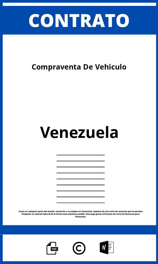 Contrato De Compraventa De Vehiculo En Word