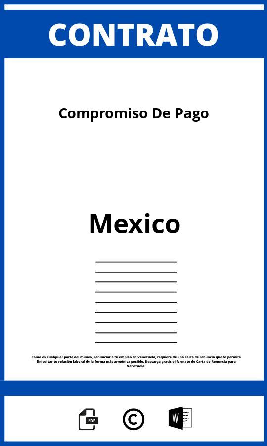 Contrato De Compromiso De Pago