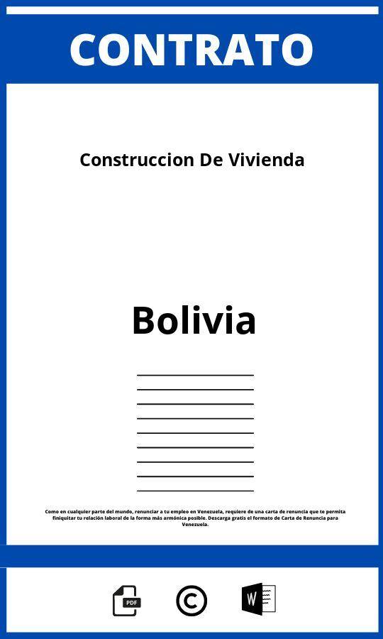 Contrato De Construcción De Vivienda