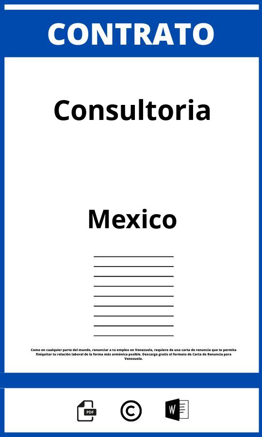 Contrato De Consultoria Pdf Mexico