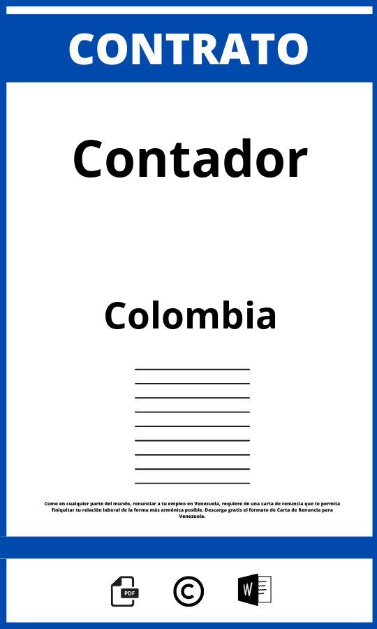 Contrato Para Contador En Colombia