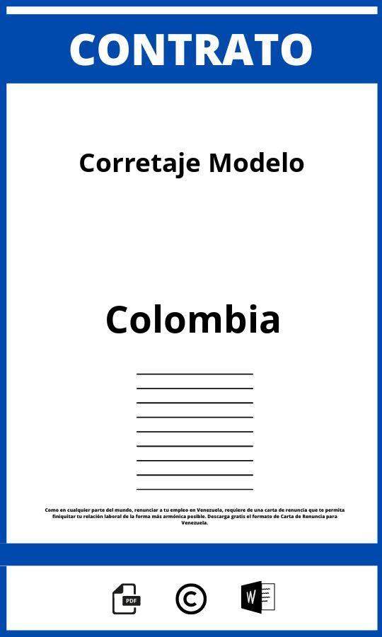 Contrato De Corretaje Modelo