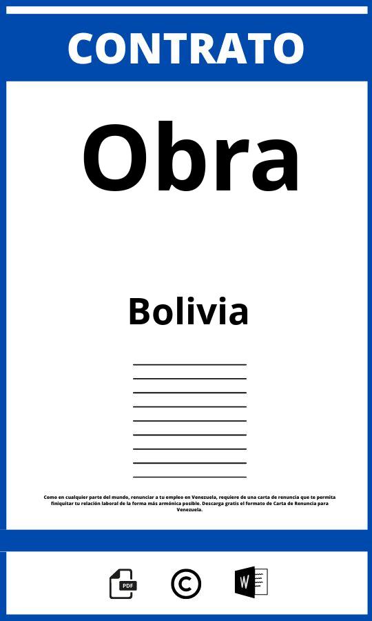 Contrato De Obra