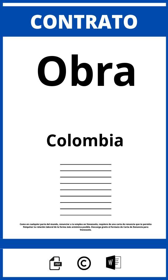 Contrato De Obra