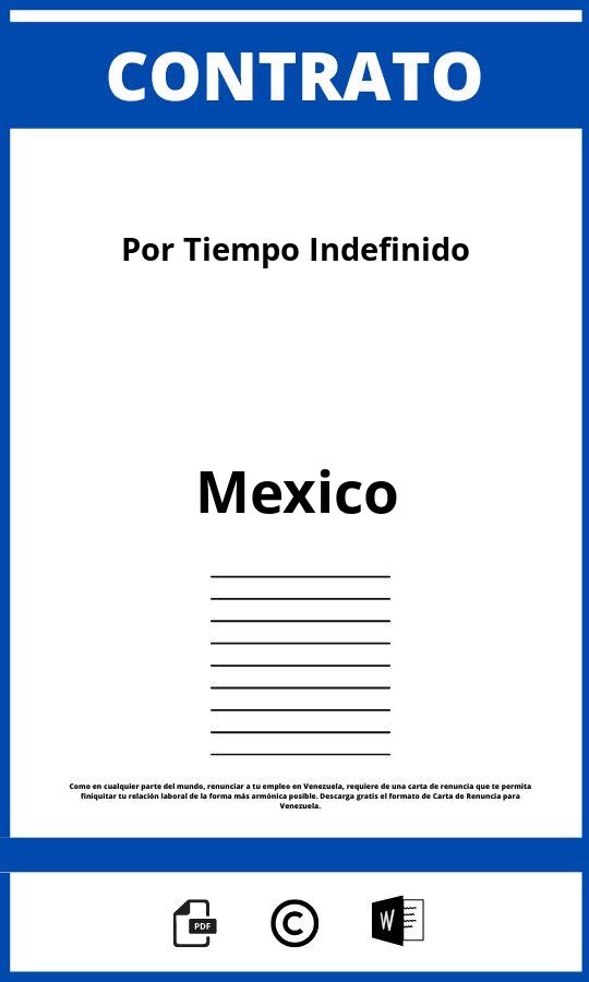 Contrato Por Tiempo Indefinido Ejemplo