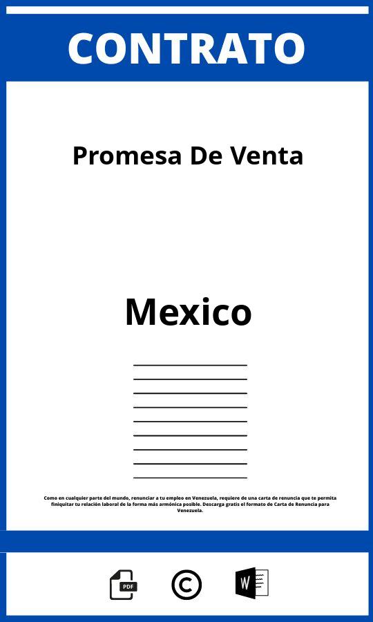 Contrato De Promesa De Venta Ejemplo