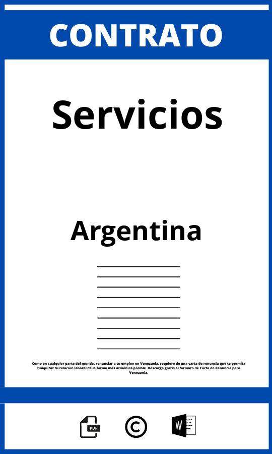 Contrato De Servicios