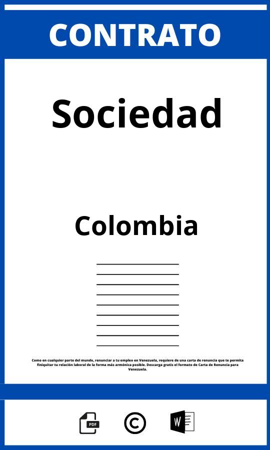 Contrato De Sociedad Ejemplo Word