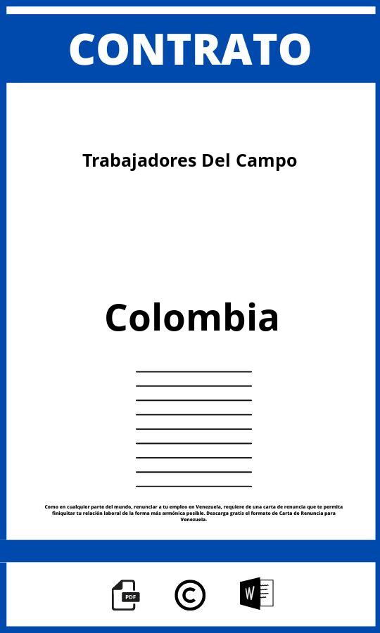 Contrato Para Trabajadores Del Campo
