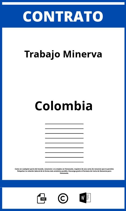 Contrato De Trabajo Minerva Pdf