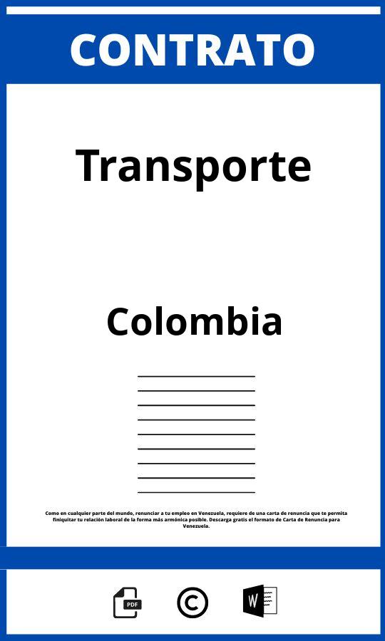 Contrato De Transporte